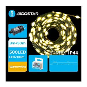 B.V. - LED Venkovní vánoční řetěz 500xLED/8 funkcí 53m IP44 teplá bílá B103031S8 obraz