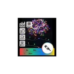 B.V. - LED RGBY Venkovní vánoční řetěz 500xLED/3, 6W/230V 50m IP44 B10303ABNL obraz