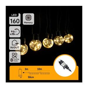 B.V. - LED Venkovní dekorační řetěz 160xLED/3, 6W/230V 10m IP44 teplá bílá B103031R5 obraz