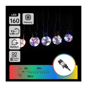 B.V. - LED RGBY Venkovní dekorační řetěz 160xLED/3, 6W/230V 10m IP44 B103031R3 obraz