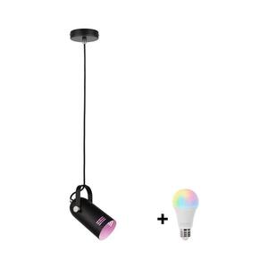 Paulmann 79766 - LED RGBW 1xE27/12W Lustr na lanku LAVEA 230V černá W4785+AI0819 obraz