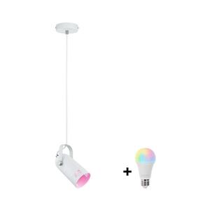 Paulmann 79767 - LED RGBW 1xE27/12W Lustr na lanku LAVEA 230V bílá W4786+AI0819 obraz