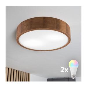 BRILAGI - LED RGBW Stmív. strop. sv. CARVALHO 2xE27/12W/230V dub pr. 37, 5 BG0846+2xAI0819 obraz