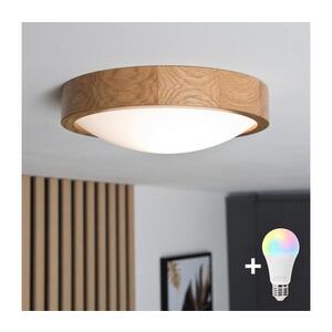 BRILAGI-LED RGBW Stmív. strop. sv. CARVALHO SLIM 1xE27/12W/230V dub pr. 27 BG0741+AI0819 obraz
