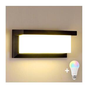 BRILAGI - LED RGBW Venkovní nástěnné svítidlo BRICKY 1xE27/12W/230V černá IP54 BG1024+AI0819 obraz