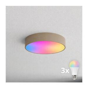 BRILAGI-LED RGBW Stm. koup. stro. svítidlo CLARE 3xE27/12W/230V IP54 béžová BG1597+3xAI0819 obraz