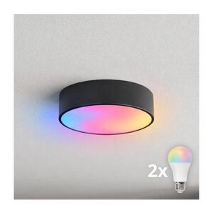 BRILAGI - LED RGBW Stmívatelné stropní svítidlo CLARE 2xE27/12W/230V černá BG0568+2xAI0819 obraz
