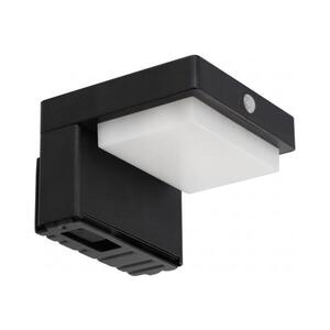 SmartLED LED Solární nástěnné svítidlo se senzorem LED/5W/3, 7V 2000 mAh IP44 černá 5948 obraz