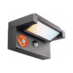 SmartLED LED Venkovní nástěnné svítidlo se senzorem LED/25W/230V IP54 černá 5763 obraz