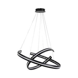 Rabalux 72052 - LED Stm lustr na lanku ZADIE 80W/230V 3000-6500K černá+DO 72052 obraz