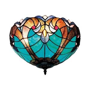 BRILAGI - Tiffany vitrážové stropní svítidlo CORAL 2xE27/60W/230V pr. 40 cm BRC-26415 obraz