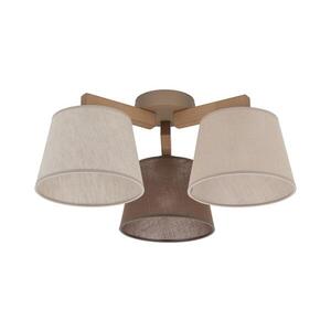 BRILAGI - LED Přisazený lustr LATTE SABIA 3xE27/15W/230V borovice/mix 11576 obraz