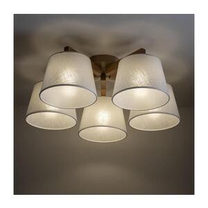 BRILAGI - LED Přisazený lustr LATTE SABIA 5xE27/15W/230V borovice/bílá 11581 obraz