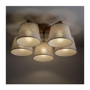 BRILAGI - LED Přisazený lustr LATTE SABIA 5xE27/15W/230V borovice/krémová 11583 obraz