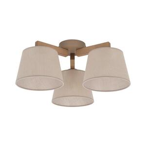 BRILAGI - LED Přisazený lustr LATTE SABIA 3xE27/15W/230V borovice/béžová 11574 obraz
