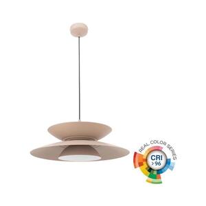 MAXLIGHT P0698 - LED Lustr na lanku MAYUMI LED/12W/230V pr. 50 cm CRI 96 béžová P0698 obraz
