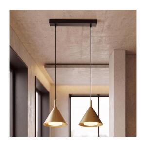 BRILAGI - LED Lustr na lanku CONE DOUBLE 2xGX53/15W/230V zlatá WO-E14-G09-GLD-OEM obraz