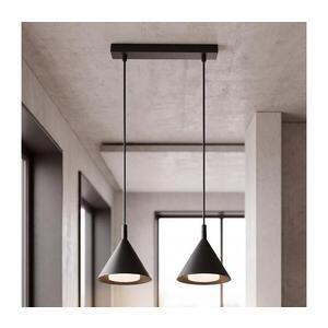 BRILAGI - LED Lustr na lanku CONE DOUBLE 2xGX53/15W/230V černá WO-E14-G09-BLK-OEM obraz