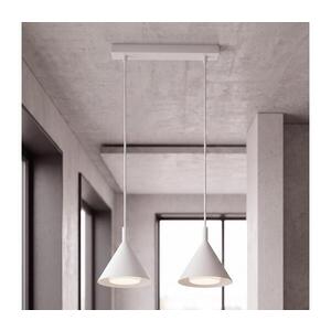 BRILAGI - LED Lustr na lanku CONE DOUBLE 2xGX53/15W/230V bílá WO-E14-G09-WHT-OEM obraz