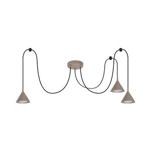 BRILAGI - LED Lustr na lanku CONE TRIPLE SPIDER 3xGX53/15W/230V béžová WO-E14-G12-BEI-OEM obraz