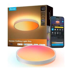 Govee - LED RGBICWW Stm stropní svítidlo LED/55W/230V pr. 46 cm Matter Wi-Fi R1250C01 obraz
