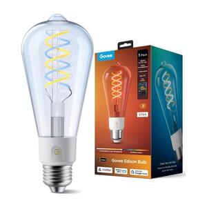 Govee - LED RGBWW Stmívat žárovka Smart MATTER ST64 E27/5W/230V 2700-6500K Wi-Fi R14C0CC1 obraz