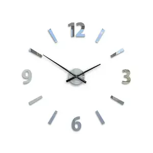 ModernClock 3D nalepovací hodiny Klaus zrcadlové obraz