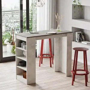 Barový stůl Houseland Masasi beton/kámen obraz