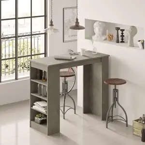 Barový stůl Houseland Masasi retro šedá/beton obraz