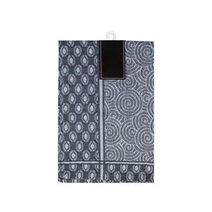Faro Bavlněná kuchyňská utěrka Carino 022 40x60 cm tmavě šedá obraz