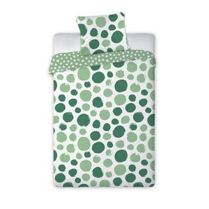 Faro Bavlněné povlečení Fashion 017 160x200 cm + 70x80 cm zelené obraz