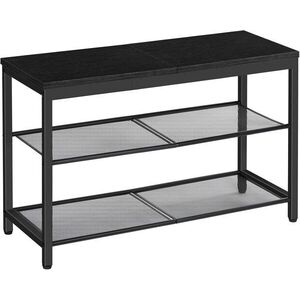 Botník s lavicí Vasagle Arvel 75 cm černý obraz