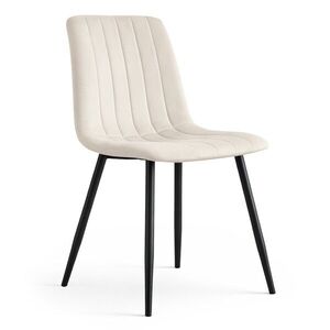 Ak furniture Čalouněná jídelní židle Livo béžová obraz