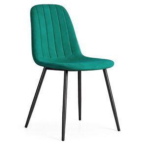 Ak furniture Čalouněná jídelní židle Lumo lahvově zelená obraz