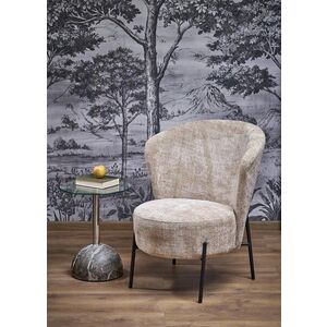 HALMAR Čalouněné designové křeslo CEZAR béžové obraz