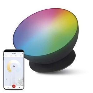 EMOS Chytrá stolní LED ambientní lampa GoSmart černá obraz
