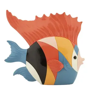 Mauro Ferretti Dekorace Fish Rubic 28 cm vícebarevná obraz