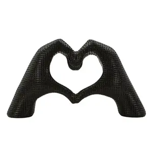 Mauro Ferretti Dekorace Hands Lover 25 cm černá obraz
