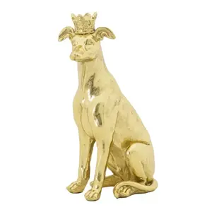 Mauro Ferretti Dekorativní soška Dog 33 cm zlatá obraz