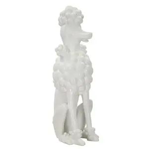 Mauro Ferretti Dekorativní soška Dog 61 cm bílá obraz
