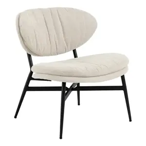 Actona Designové křeslo Burma lounge béžové/černé obraz