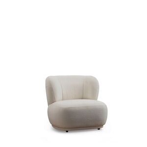 Hanah Home Designové křeslo Livorno bílé obraz