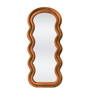 HALMAR Designové zrcadlo Confetto 160 cm samet skořicové obraz