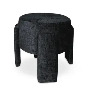 Kontrast Designový taburet Osaka 42 cm černý obraz
