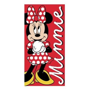 Faro Dětská bavlněná osuška Robin Minnie 70x140 cm červená obraz