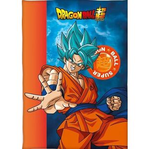 Faro Dětská fleecová deka Polar Dragon Ball 100x140 cm modro-oranžová obraz