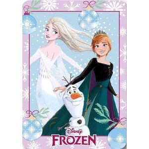 Faro Dětská fleecová deka Polar Frozen 100x140 cm růžovo-modrá obraz