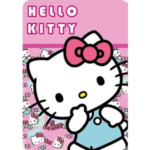 Faro Dětská fleecová deka Polar Hello Kitty 100x140 cm růžová obraz