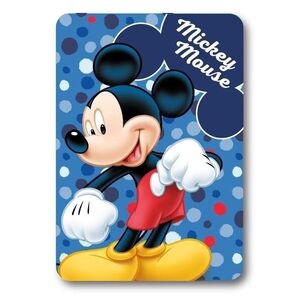 Faro Dětská fleecová deka Polar Mickey Mouse 100x140 cm modrá obraz