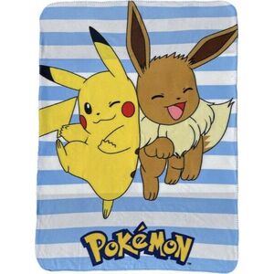 Faro Dětská fleecová deka Polar Pokémon 100x140 cm světle modrá obraz